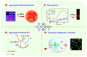 Graphical abstract: Three-photon absorption iridium(iii) photosensitizers featuring aggregation induced emission