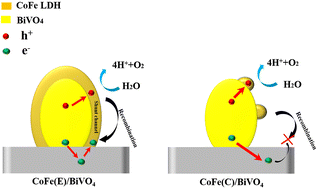 Graphical abstract: Turning off the “shunt channel” by coating with CoFe layered double hydroxide nanocrystals for efficient photoelectrocatalytic water splitting