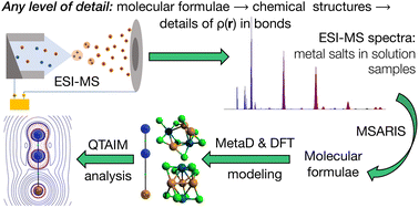 Graphical abstract: Towards determining molecular structure with ESI-MS backed by computational methods: structures of subnanoclusters of Pd and Cu chlorides, ion dynamics in vacuum, and challenges to the methodology