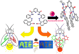Graphical abstract: Naphthaldehyde-based Schiff base dyes: aggregation-induced emission and high-contrast reversible mechanochromic luminescence