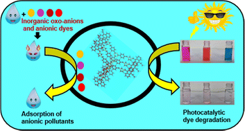Graphical abstract: A bifunctional imidazolium-functionalized ionic porous organic polymer in water remediation