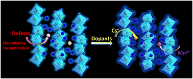 Graphical abstract: Blue photoluminescence enhancement achieved by zero-dimensional organic indium halides via a metal ion doping strategy