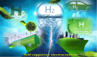 Graphical abstract: Self-supported electrocatalysts for the hydrogen evolution reaction