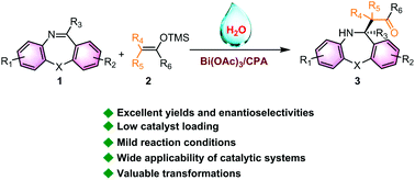 Graphical abstract: Asymmetric difluorocarbonylation reactions of non-active imines catalyzed by Bi(OAc)3/chiral phosphoric acid