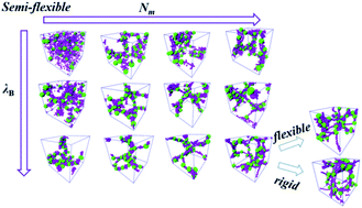 Graphical abstract: Self-assembled morphologies of polyelectrolyte-grafted nanoparticles directed by oppositely charged polymer matrices