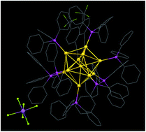 Graphical abstract: Co-ligand triphenylphosphine/alkynyl-stabilized undecagold nanocluster with a capped crown structure