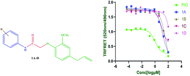 Graphical abstract: Novel derivatives of eugenol as potent anti-inflammatory agents via PPARγ agonism: rational design, synthesis, analysis, PPARγ protein binding assay and computational studies