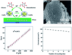 Graphical abstract: A novel electrochemical sensor for glucose detection based on a Ti3C2Tx/ZIF-67 nanocomposite
