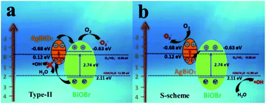 Graphical abstract: Construction of a novel two-dimensional AgBiO3/BiOBr step-scheme heterojunction for enhanced broad-spectrum photocatalytic performance