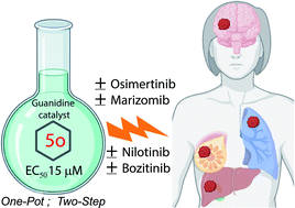 Graphical abstract: One-pot two-step catalytic synthesis of 6-amino-2-pyridone-3,5-dicarbonitriles enabling anti-cancer bioactivity