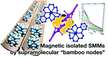 Graphical abstract: Fluoride-bridged dinuclear dysprosium complex showing single-molecule magnetic behavior: supramolecular approach to isolate magnetic molecules