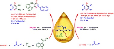 Graphical abstract: Acidic tributyl phosphonium-based ionic liquid: an efficient catalyst for preparation of diverse pyridine systems via a cooperative vinylogous anomeric-based oxidation