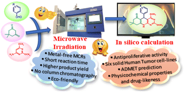 Graphical abstract: Microwave-assisted multicomponent synthesis of antiproliferative 2,4-dimethoxy-tetrahydropyrimido[4,5-b]quinolin-6(7H)-ones