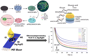 Graphical abstract: Chronoampermetric detection of enzymatic glucose sensor based on doped polyindole/MWCNT composites modified onto screen-printed carbon electrode as portable sensing device for diabetes