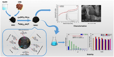 Graphical abstract: A stable Fe/Co bimetallic modified biochar for ofloxacin removal from water: adsorption behavior and mechanisms