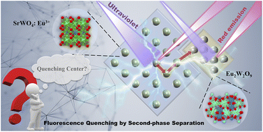 Graphical abstract: Second-phase-induced fluorescence quenching in non-equivalent substituted red phosphors