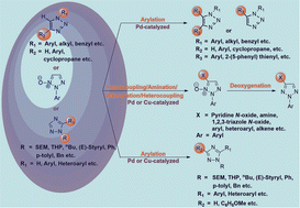 Graphical abstract: Metal catalyzed C–H functionalization on triazole rings