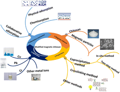 Graphical abstract: Modified magnetic chitosan materials for heavy metal adsorption: a review