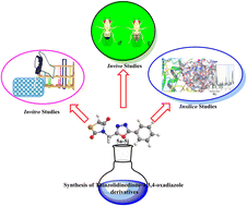 Graphical abstract: Novel hybrids of thiazolidinedione-1,3,4-oxadiazole derivatives: synthesis, molecular docking, MD simulations, ADMET study, in vitro, and in vivo anti-diabetic assessment