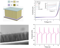 Graphical abstract: Pyro-phototronic effect enhanced broadband photodetection based on CdS nanorod arrays by magnetron sputtering