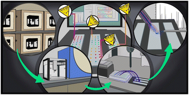 Graphical abstract: Low-cost, automated reaction screening for energetic precursor cage compounds by a benchtop liquid handling robot and desorption electrospray ionization mass spectrometry