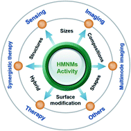 Graphical abstract: Heterometallic nanomaterials: activity modulation, sensing, imaging and therapy