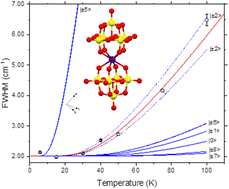 Graphical abstract: Direct observation of magnetoelastic coupling in a molecular spin qubit: new insights from crystal field neutron scattering data