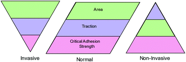 Graphical abstract: Cell adhesion strength and tractions are mechano-diagnostic features of cellular invasiveness