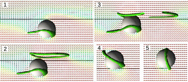Graphical abstract: Controllable particle migration in liquid crystal flows