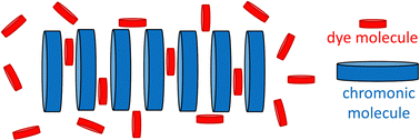 Graphical abstract: Orientational order of dyes in a lyotropic chromonic liquid crystal