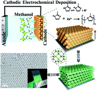 Graphical abstract: Electrochemical fabrication of long-range ordered macro-microporous metal–organic framework films