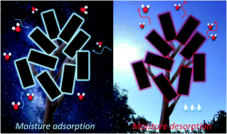 Graphical abstract: Sorption-tree with scalable hygroscopic adsorbent-leaves for water harvesting