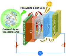 Graphical abstract: Carbon nanomaterials–polymer composites for perovskite solar cells: preparation, properties and applications