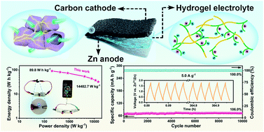 Graphical abstract: Nitrogen-doped hollow carbon nanoboxes in zwitterionic polymer hydrogel electrolyte for superior quasi-solid-state zinc-ion hybrid supercapacitors