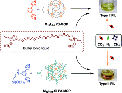 Graphical abstract: Permanent cavities in ionic liquids created by metal–organic polyhedra