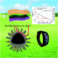 Graphical abstract: NiFe nanoparticles supported on N-doped graphene hollow spheres entangled with self-grown N-doped carbon nanotubes for liquid electrolyte/flexible all-solid-state rechargeable zinc–air batteries