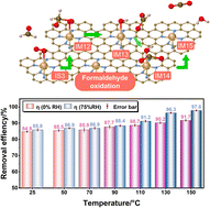 Graphical abstract: Excellent room temperature catalytic activity for formaldehyde oxidation on a single-atom iron catalyst in a moist atmosphere