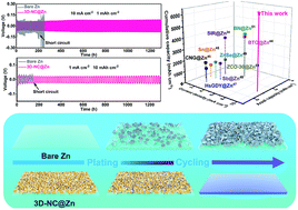 Graphical abstract: Achieving high-rate and high-capacity Zn metal anodes via a three-in-one carbon protective layer