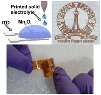 Graphical abstract: Inkjet-printed transparent micro-supercapacitors with morphology tailored co-continuous mesoporous Mn3O4