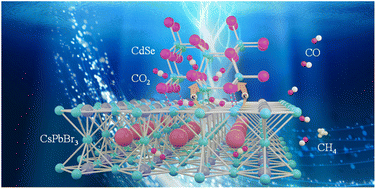 Graphical abstract: Constructing an all zero-dimensional CsPbBr3/CdSe heterojunction for highly efficient photocatalytic CO2 reduction