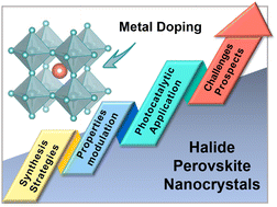 Graphical abstract: Metal-doping of halide perovskite nanocrystals for energy and environmental photocatalysis: challenges and prospects