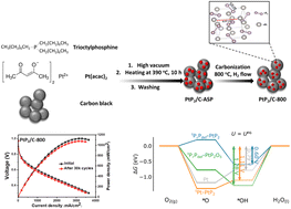 Graphical abstract: Active and stable PtP2-based electrocatalysts solve the phosphate poisoning issue of high temperature fuel cells