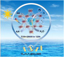 Graphical abstract: Size-matching encapsulation of a high-nuclearity Ni-containing polyoxometalate into a light-responsive MOF for robust photogeneration of hydrogen