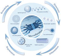 Graphical abstract: Microfluidic-based functional materials: new prospects for wound healing and beyond
