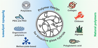 Graphical abstract: Bioactive glass-based organic/inorganic hybrids: an analysis of the current trends in polymer design and selection