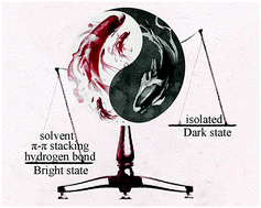 Graphical abstract: Intermolecular hydrogen bonds induce restriction of access to the dark state for triggering aggregation-induced emission