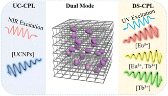 Graphical abstract: Dual-mode multi-color circularly polarized luminescent MOFs from a facile approach of chiral induction