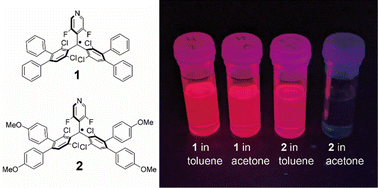 Graphical abstract: Enhancement of fluorescence and photostability of luminescent radicals by quadruple addition of phenyl groups