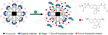 Graphical abstract: Palladium encapsulated mesoporous silica nanoparticles for the rapid detection of analytes