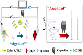 Graphical abstract: An ultrasensitive photo-driven self-powered aptasensor for microcystin-RR assay based on ZnIn2S4/Ti3C2 MXenes integrated with a matching capacitor for multiple signal amplification